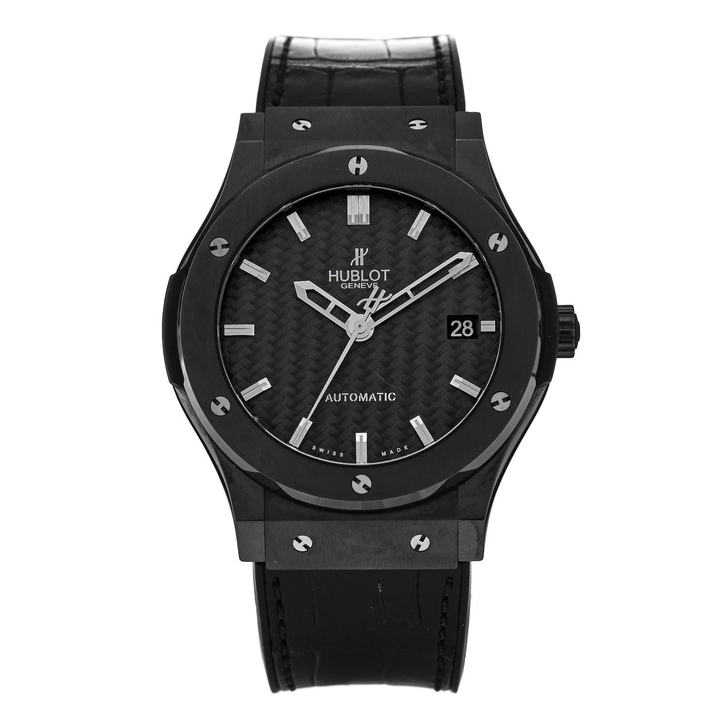 Hublot Ceramic Carbon 42mm Classic Fusion Black Magic Automatic Watch Black 542.CM.1771.RX 1 of 4