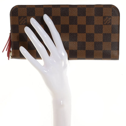 Louis Vuitton Damier Ebene Insolite Wallet Red 2 of 8