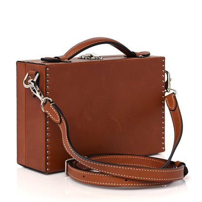 Moynat Barenia Little Suitcase Tan 2 of 7