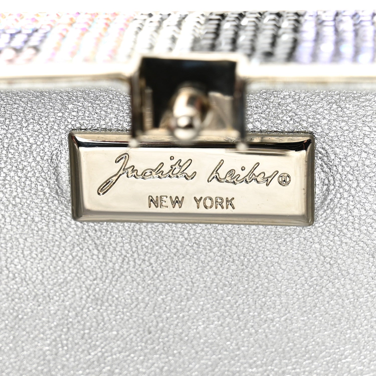 Judith Leiber Swarovski Crystal Minaudiere Clutch Multicolor 7 of 11