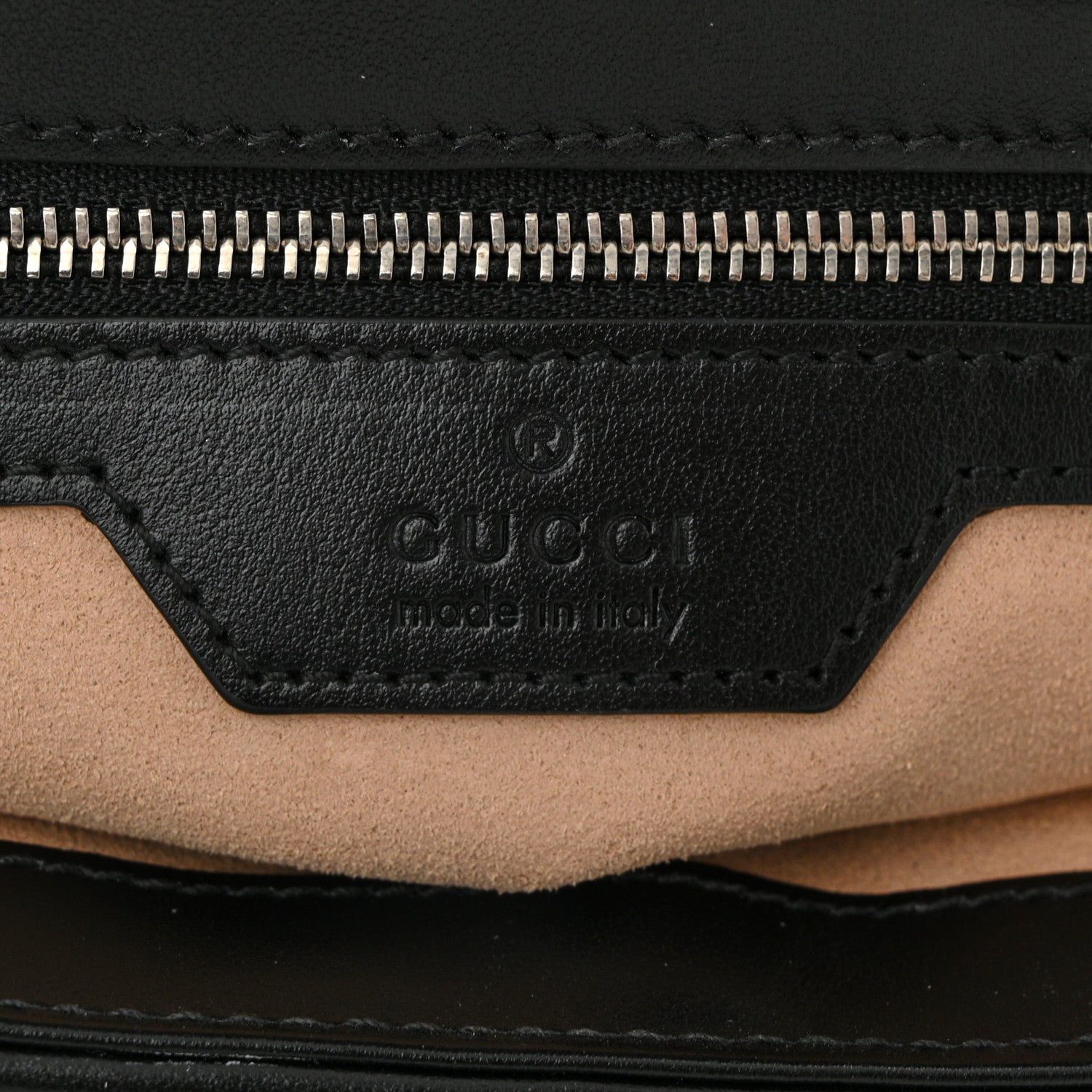 Gucci Calfskin Matelasse Aria Small GG Marmont Shoulder Bag Black 6 of 10