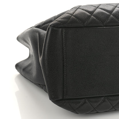 Chanel Caviar Quilted Grand Shopping Tote GST Black 9 of 11