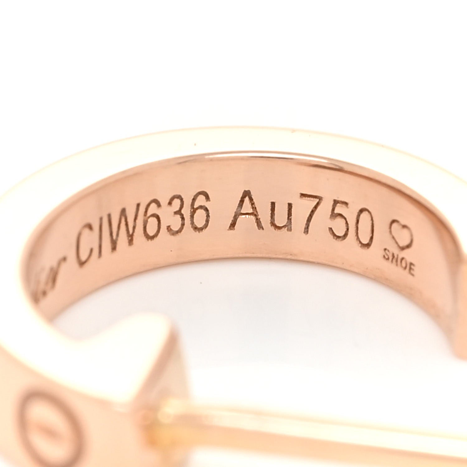 Cartier 18K Pink Gold Small LOVE Hoop Earrings 5 of 8