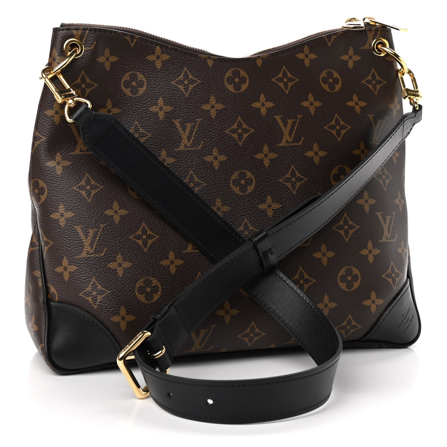 Louis Vuitton Monogram Odeon MM Black 3 of 8