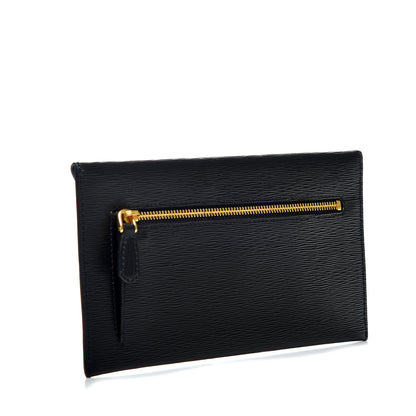 Prada Vitello Move Envelope Wallet Black 2 of 8