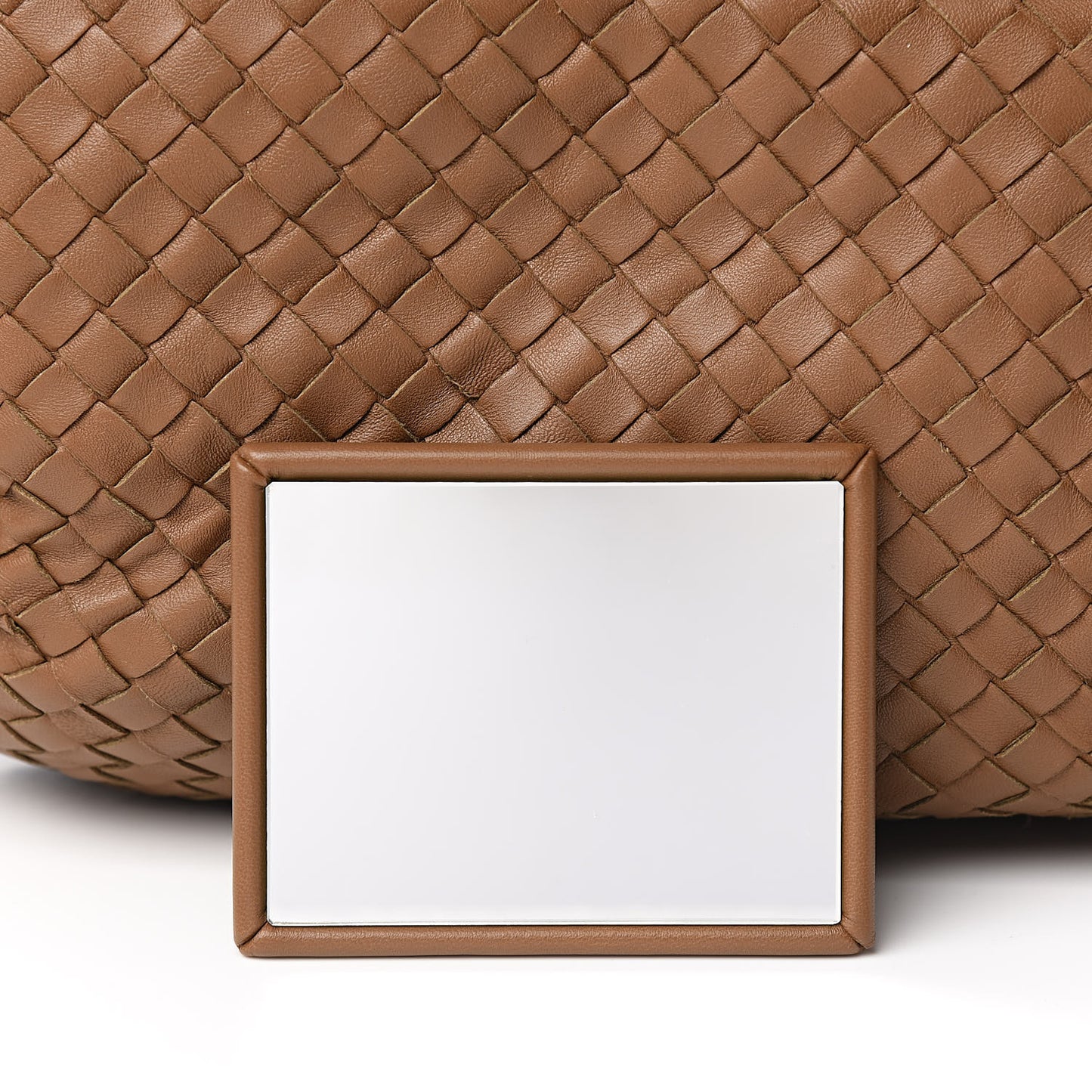 Nappa Intrecciato Medium Belly Veneta Hobo Brown Taupe