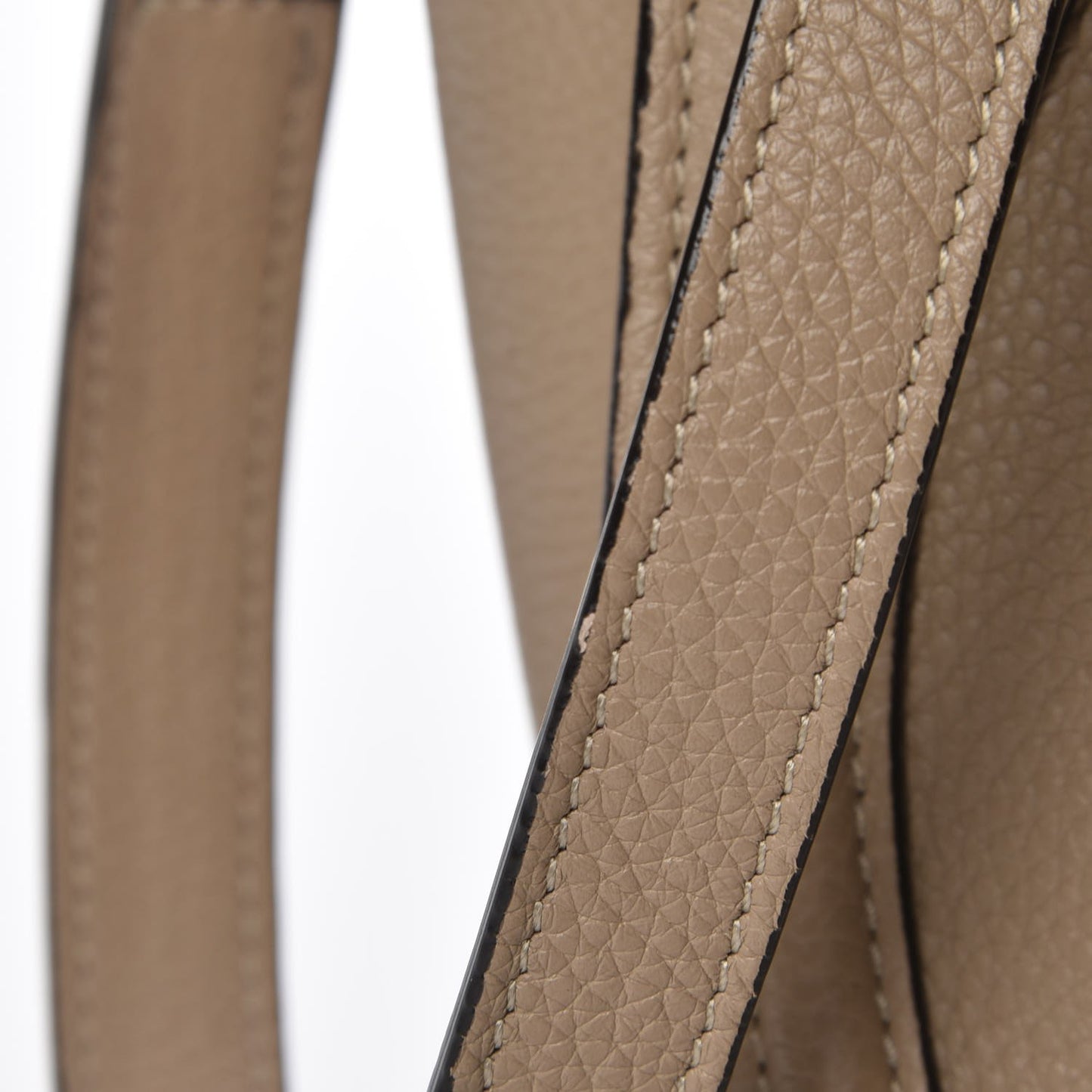 Drummed Calfskin Nano Luggage Dune