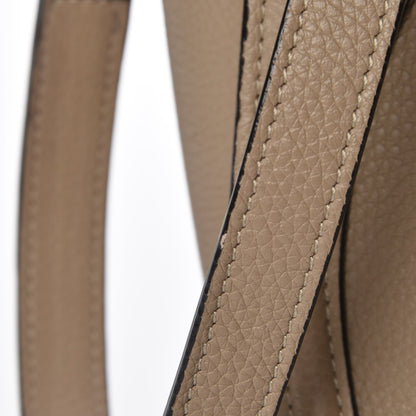 Celine Drummed Calfskin Nano Luggage Dune 6 of 8