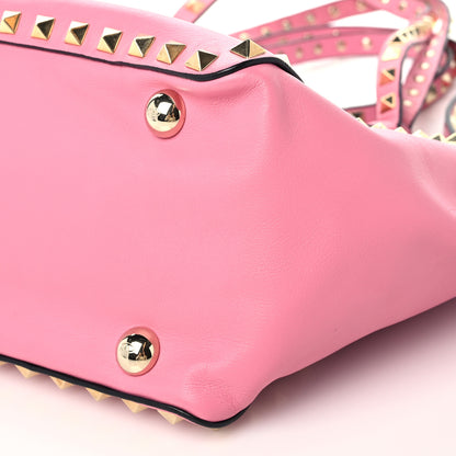 Valentino Garavani Vitello Small Rockstud Tote Ninphea 7 of 10