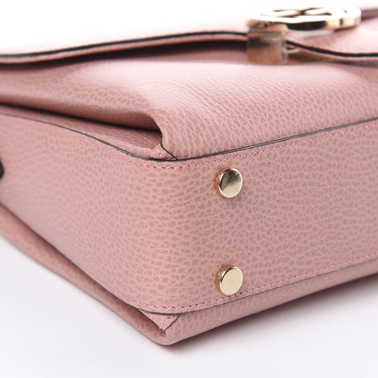 Gucci Dollar Calfskin Interlocking G Top Handle Shoulder Bag Soft Pink 8 of 9