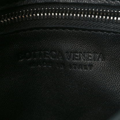 Bottega Veneta Lambskin Maxi Intrecciato Cassette Crossbody Bag Black 6 of 9