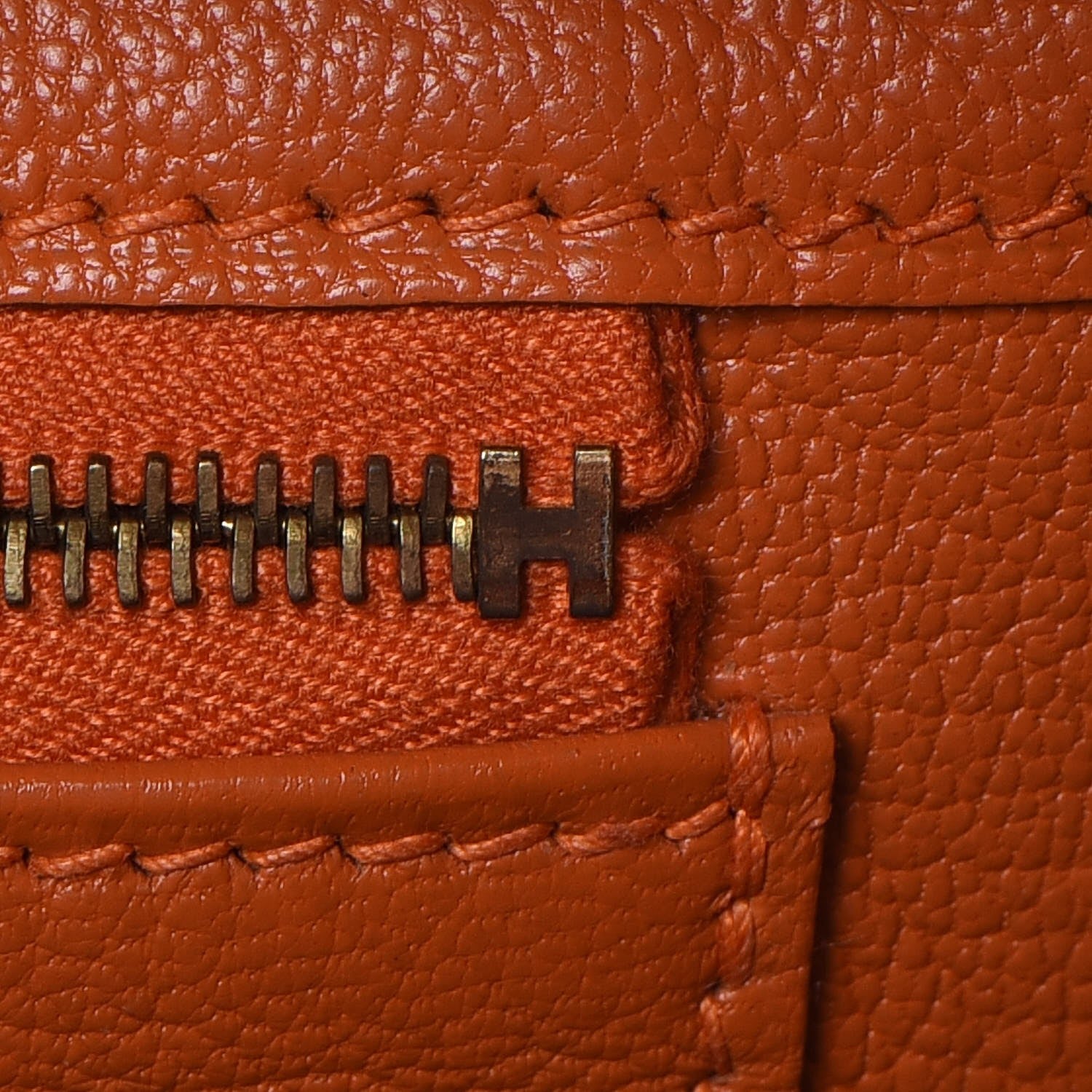 Hermes Epsom Birkin 30 Orange 32 of 36