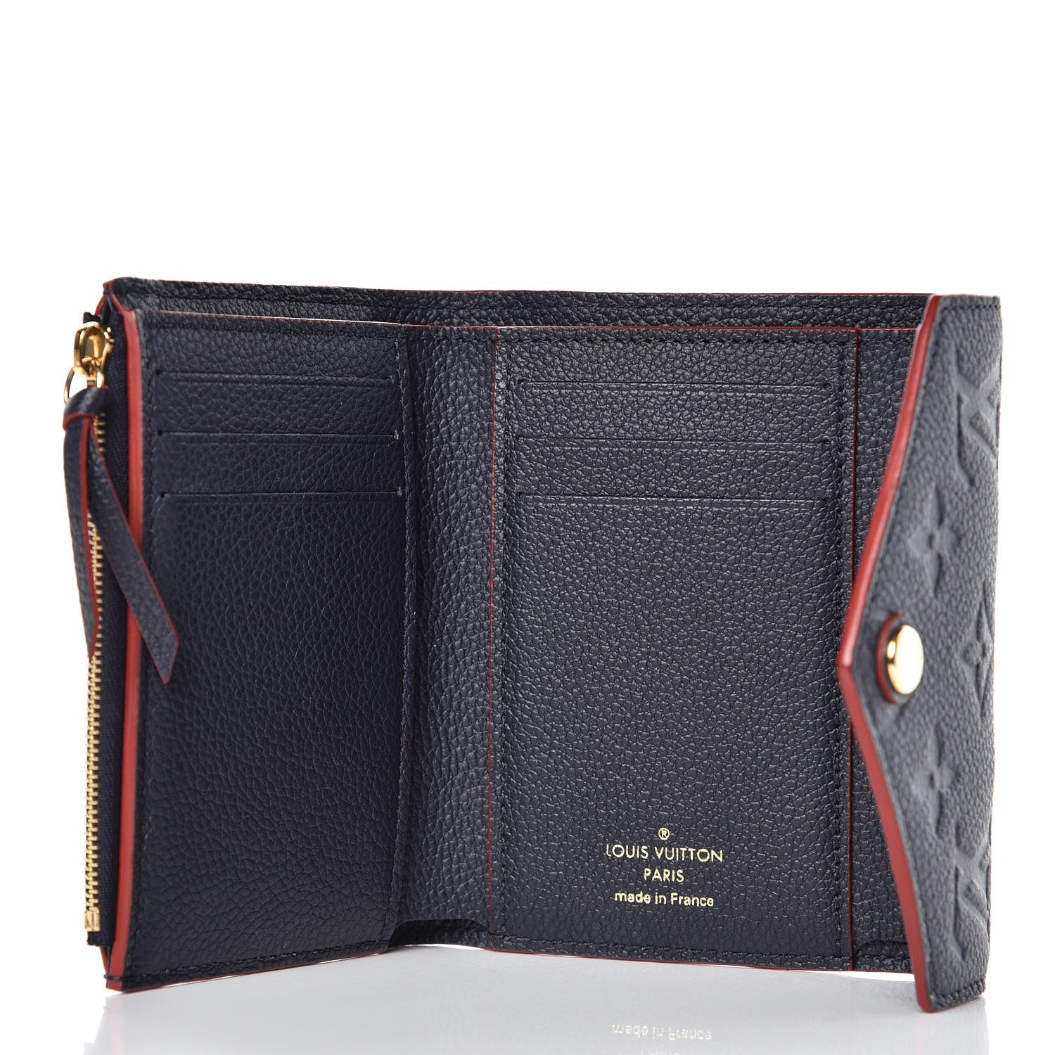 Louis Vuitton Empreinte Victorine Wallet Marine Rouge 5 of 8