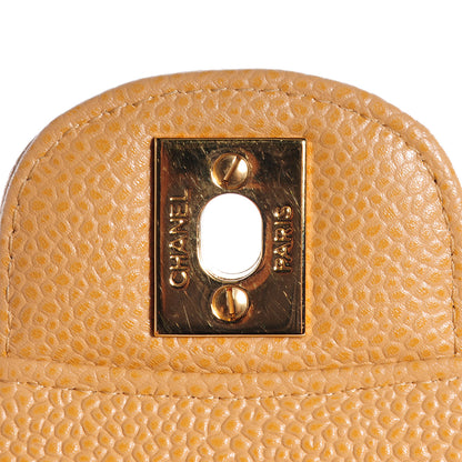 Chanel Caviar Quilted Small Double Flap Beige 6 of 10