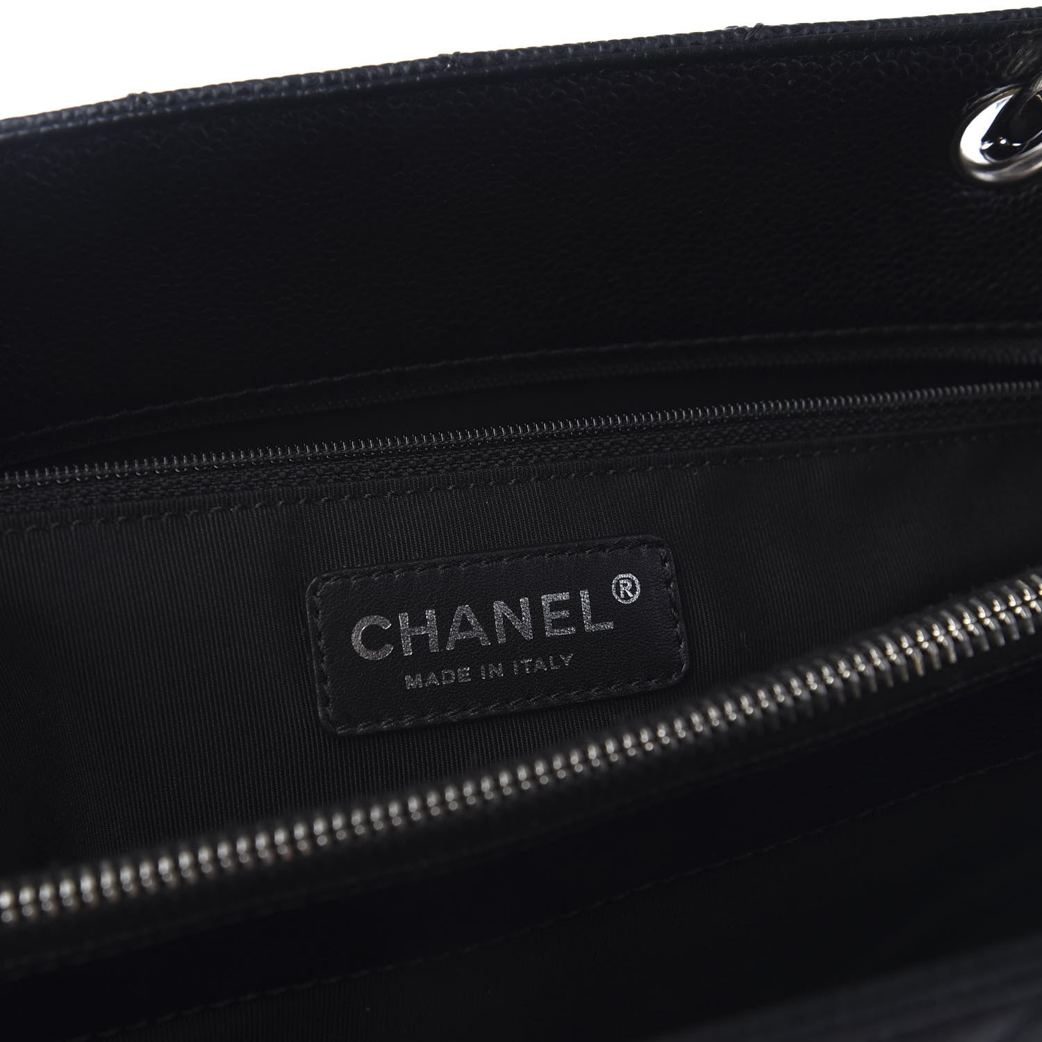 Chanel Caviar Quilted Grand Shopping Tote GST Black 8 of 10