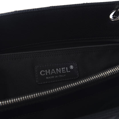 Chanel Caviar Quilted Grand Shopping Tote GST Black 8 of 10