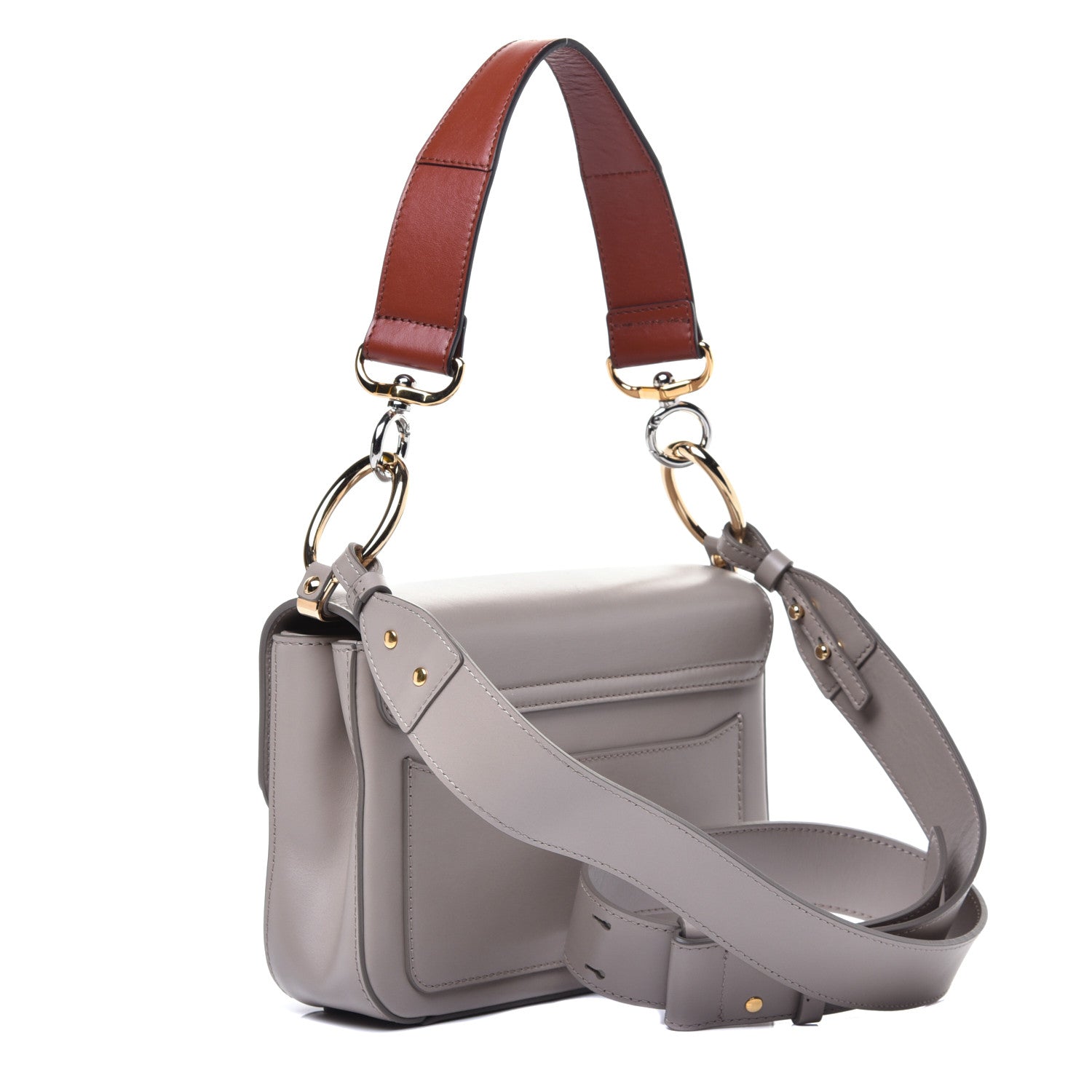 Chloe Calfskin Small C Double Carry Motty Grey 3 of 8
