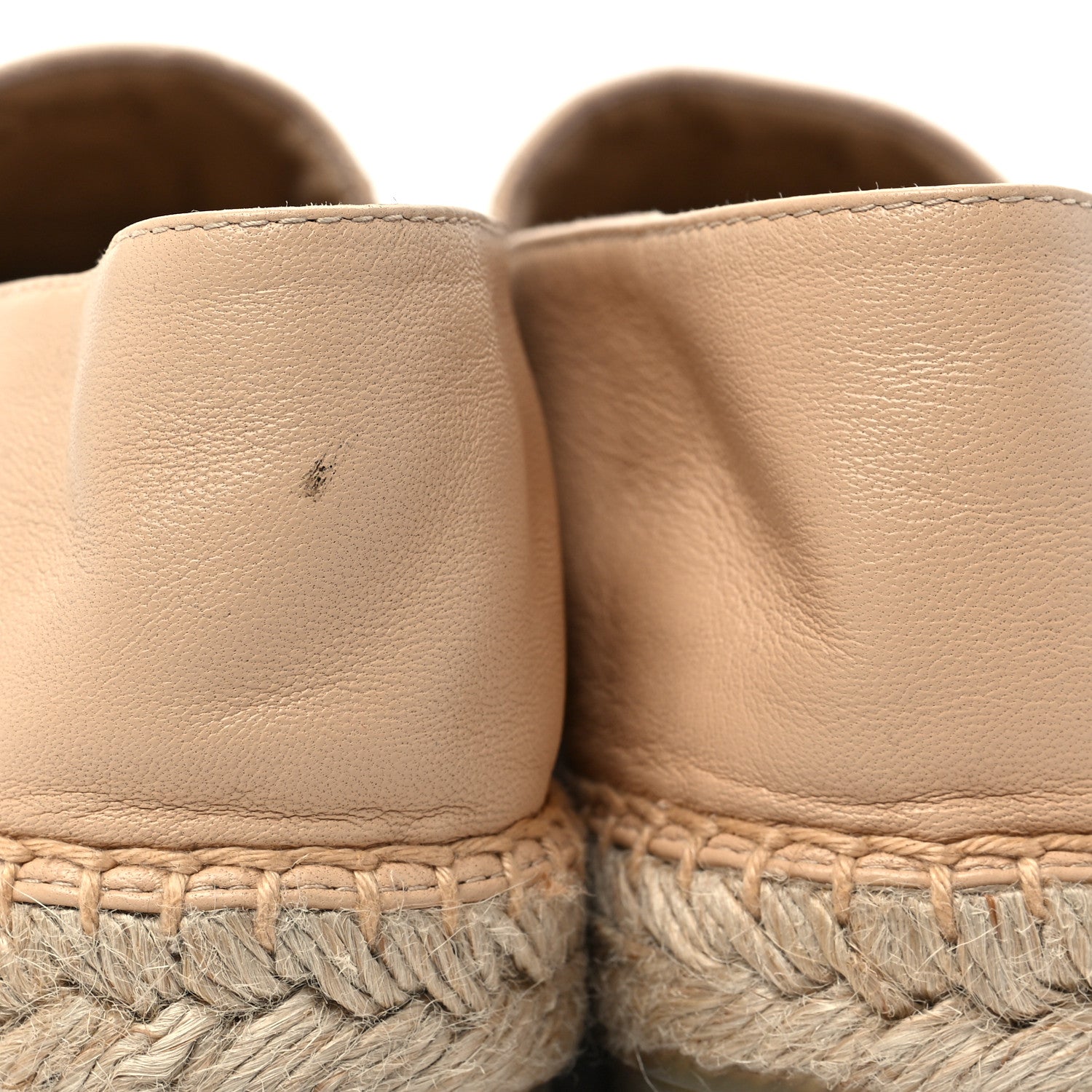 Chanel Lambskin Quilted CC Espadrilles 41 Beige 9 of 9