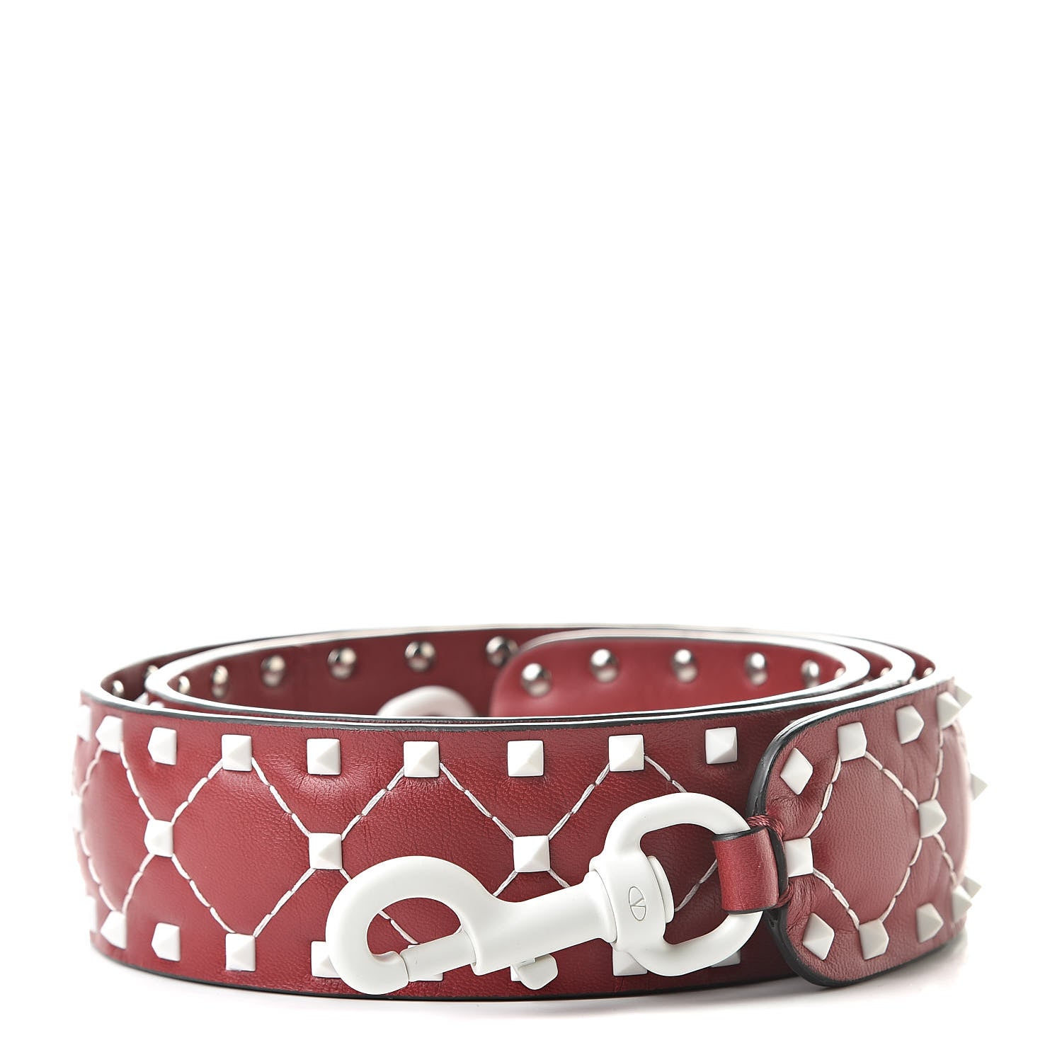 Valentino Garavani Lambskin Free Rockstud Spike Shoulder Strap Rosso Valentino 1 of 6