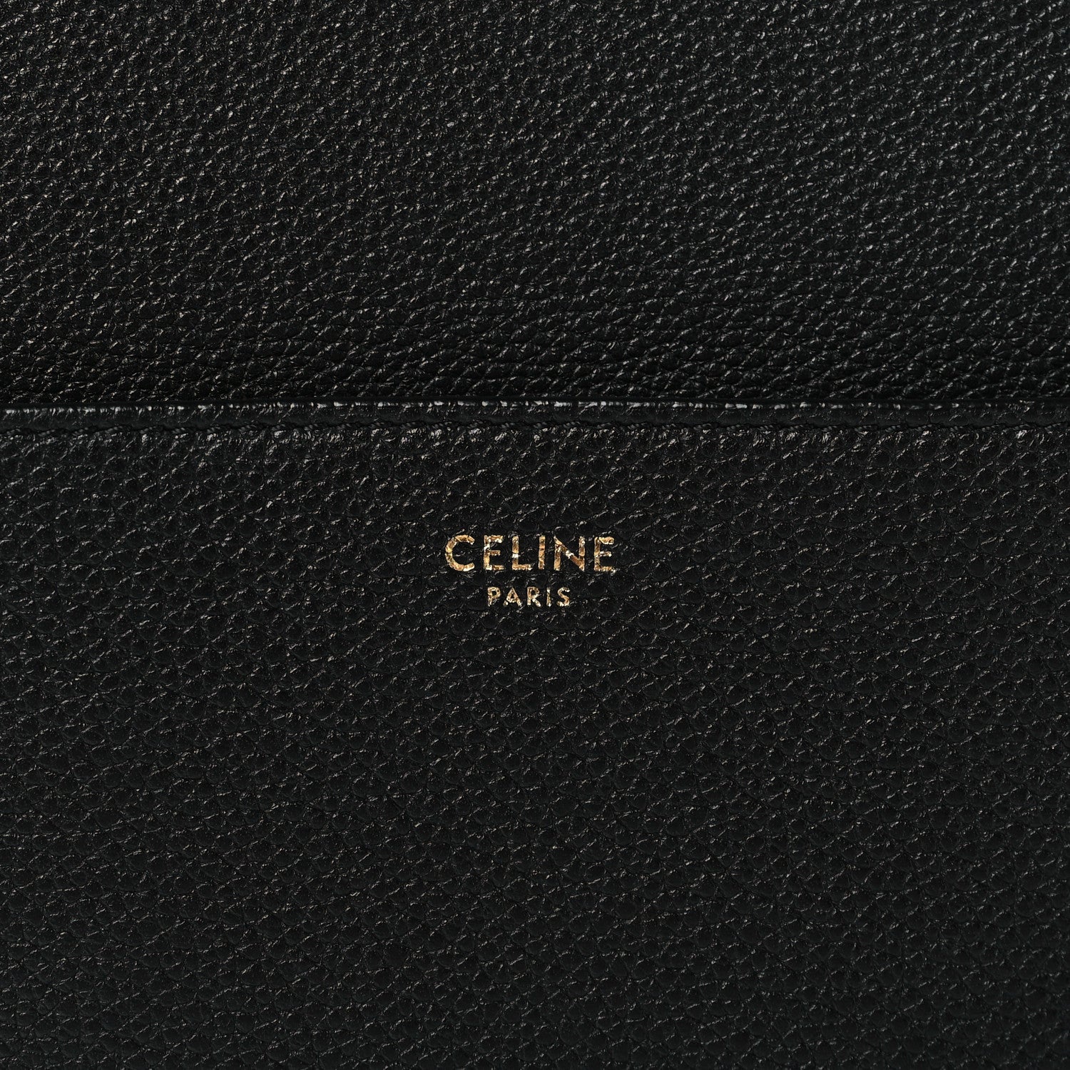 Celine Soft Grained Calfskin Sangle Bucket Bag Black 6 of 8