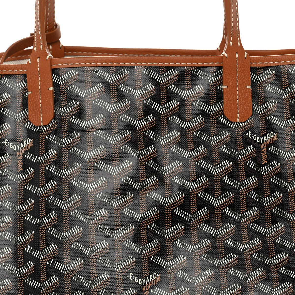Goyard Goyardine Saint Louis PM Black Gold 9 of 11