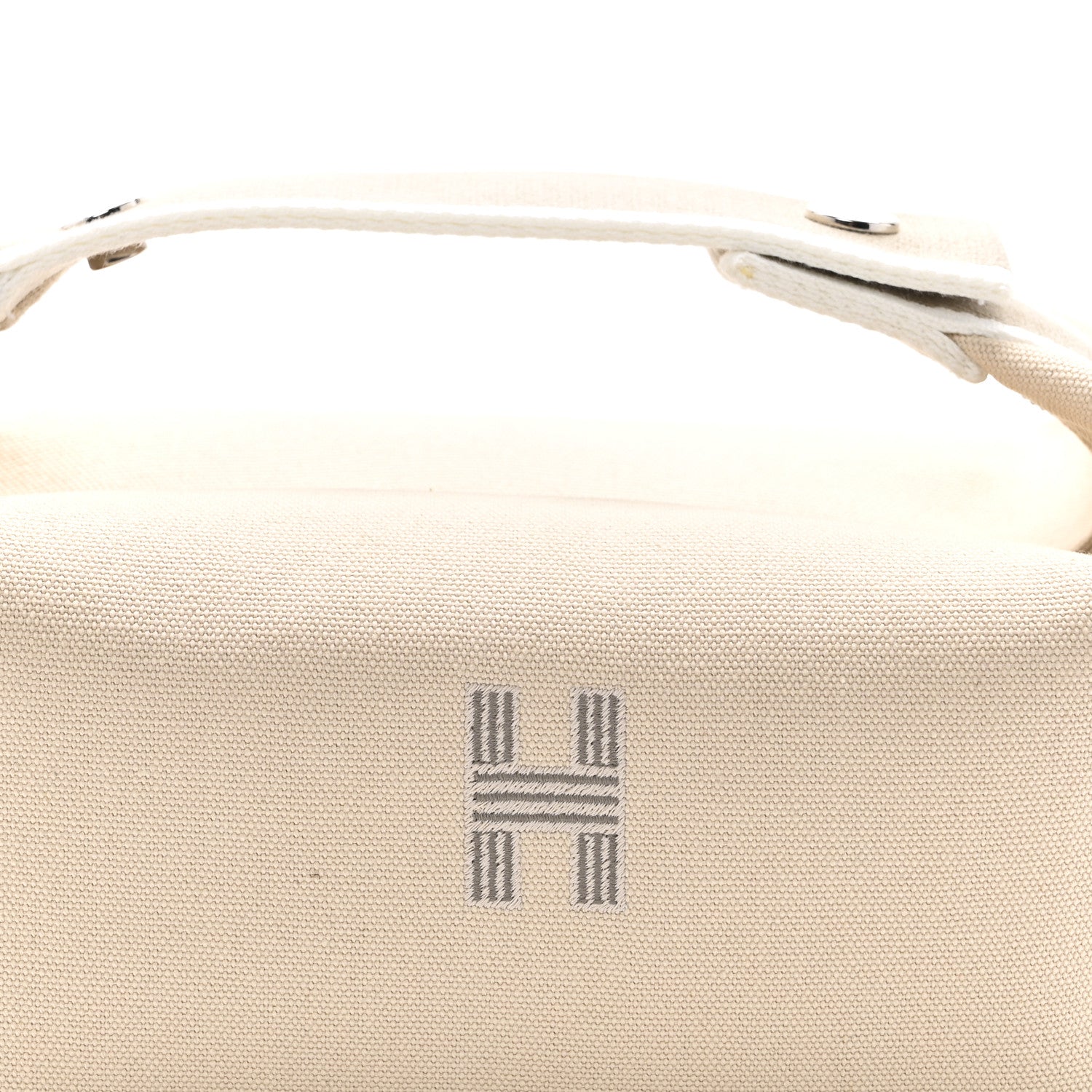 Hermes Canvas Small Bride-A-Brac Pouch Natural 8 of 10