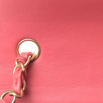 Chanel Lambskin Quilted Studded Mini Rectangular Flap Pink 11 of 11