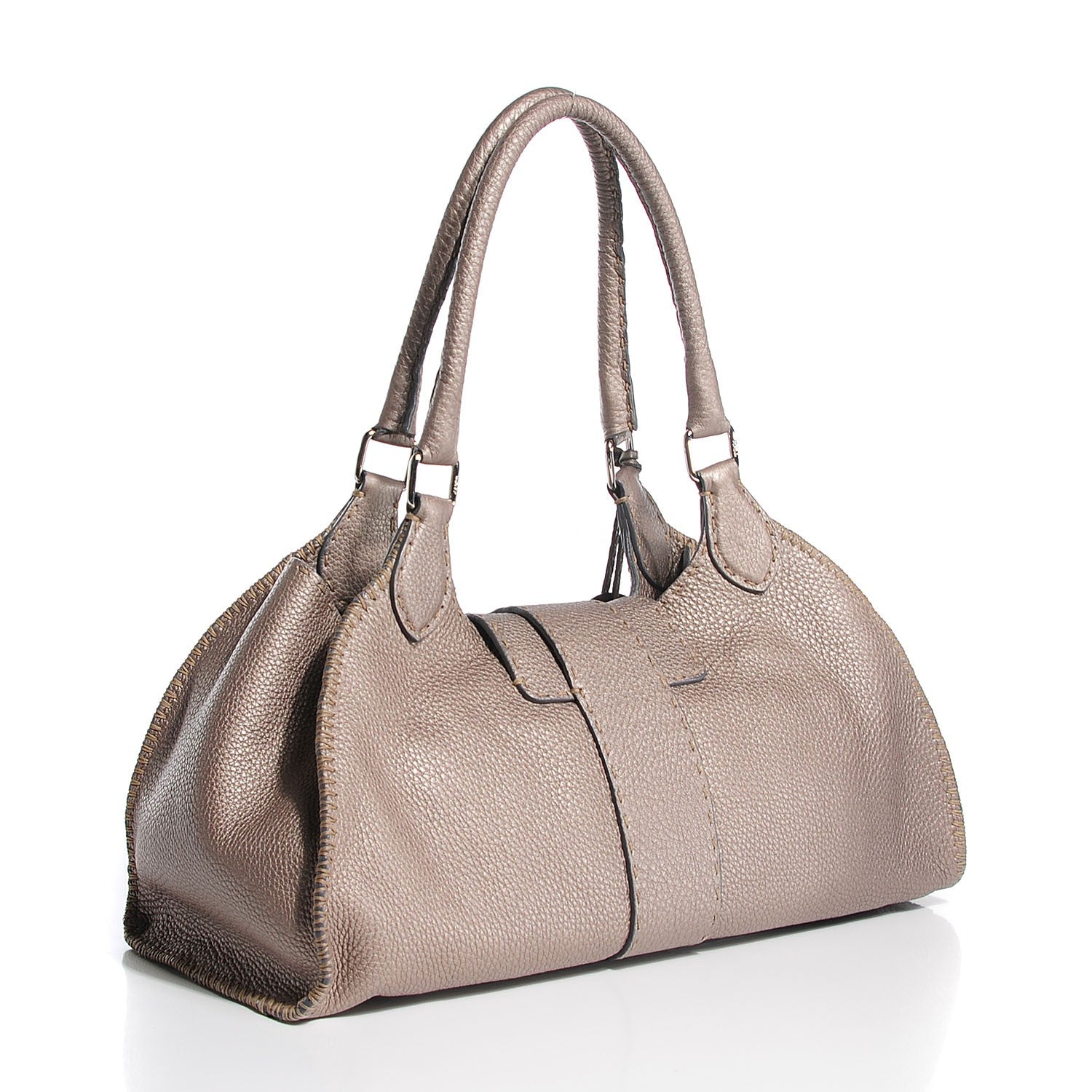Fendi Cuoio Romano Selleria Sporty Peltro 3 of 7