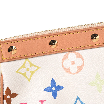 Louis Vuitton Monogram Multicolor Pochette Accessories White 12 of 16