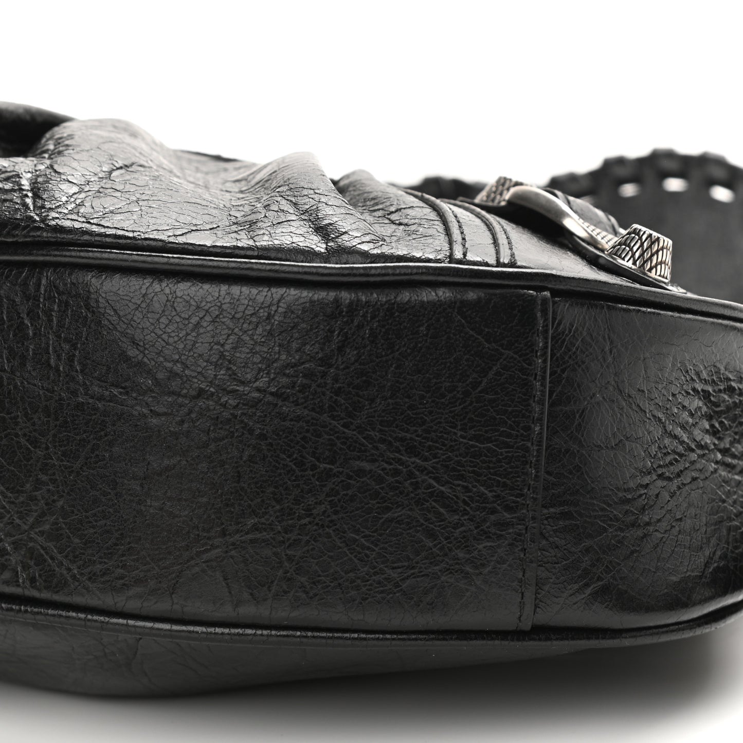 Agneau Arena Le Cagole Shoulder Bag XS Black