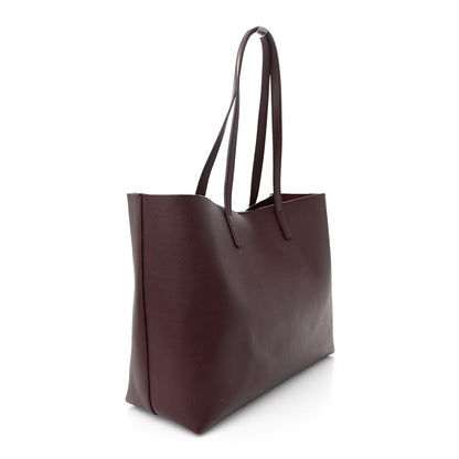 Saint Laurent Calfskin Large Shopping Tote Old Brandy 3 of 16
