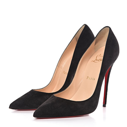 Christian Louboutin Veau Velours So Kate 120 Pumps 37 Black 3 of 12