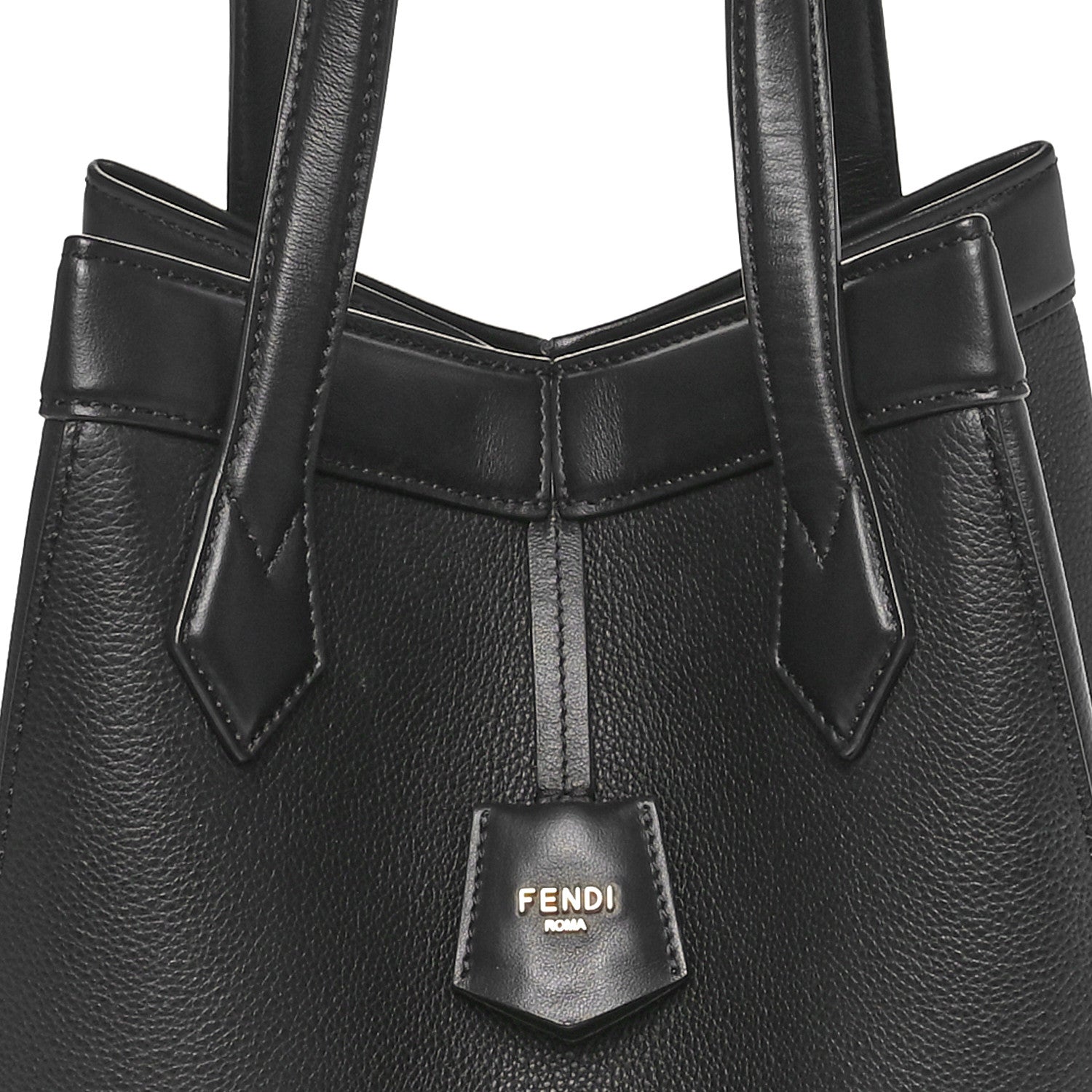 Fendi Vitello Cher Grace Medium Fendi Origami Black 5 of 9