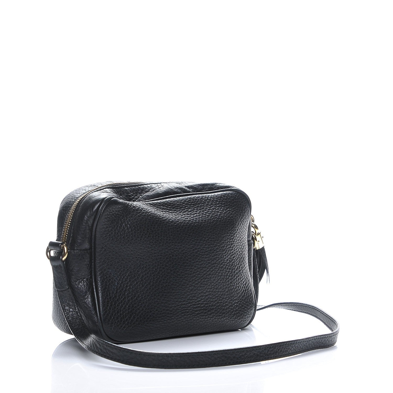 Gucci Pebbled Calfskin Small Soho Disco Bag Black 3 of 8