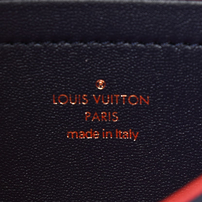 Louis Vuitton Lambskin Embossed Monogram LV Garden Pochette Coussin Navy 6 of 10