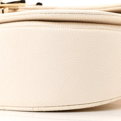 Chanel Grained Calfskin Quilted Small Cuba Top Handle Flap White 10 of 10