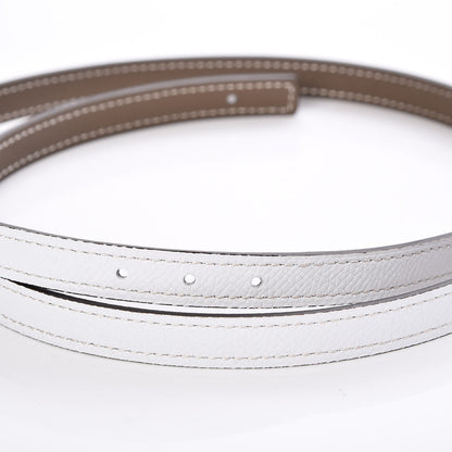 Hermes Epsom 13mm Belt Strap 75 White Etoupe 3 of 6