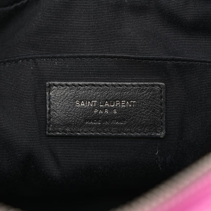 Saint Laurent Calfskin Matelasse Monogram Lou Camera Bag Electric Fuchsia 6 of 13