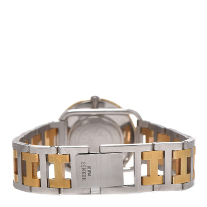 Hermes Stainless Steel 33mm Arceau Clipper Quartz Watch Gold 4 of 6