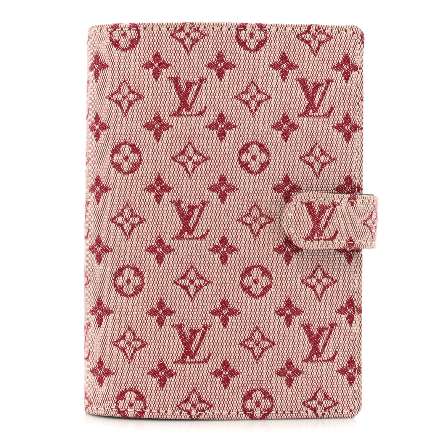 Louis Vuitton Mini Lin Small Ring Agenda Cover Cherry 1 of 10