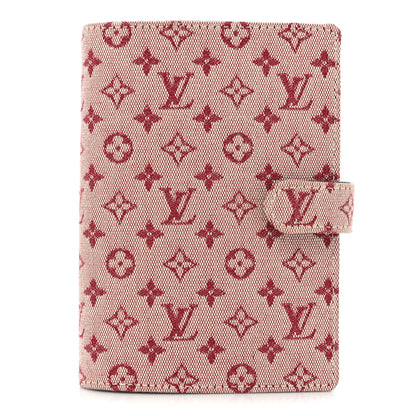 Louis Vuitton Mini Lin Small Ring Agenda Cover Cherry 1 of 10