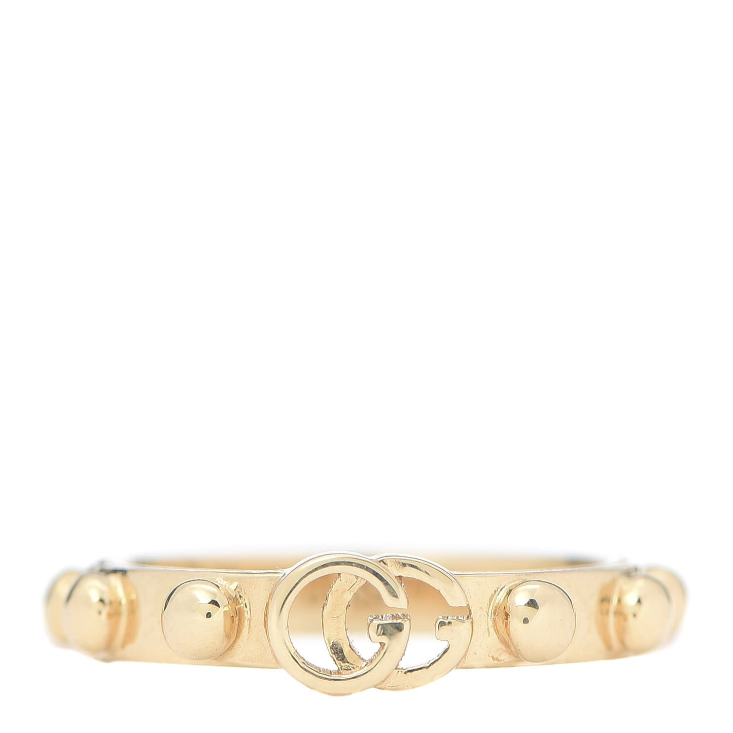 18K Yellow Gold Running G Ring 52 6