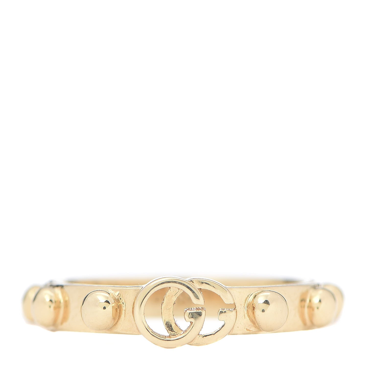 Gucci 18K Yellow Gold Running G Ring 52 6 1 of 7