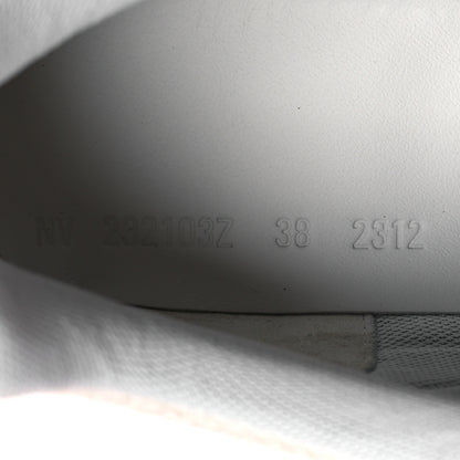 Hermes Technical Knit Suede Heros Sneakers 38 White 10 of 12