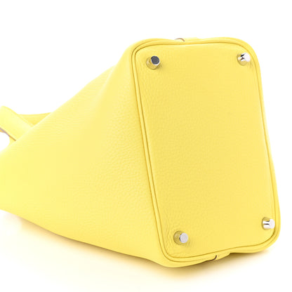 Hermes Taurillon Clemence Picotin Lock 18 PM Lime 9 of 9