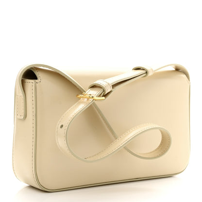 Celine Natural Calfskin Triomphe Shoulder Bag White 3 of 12