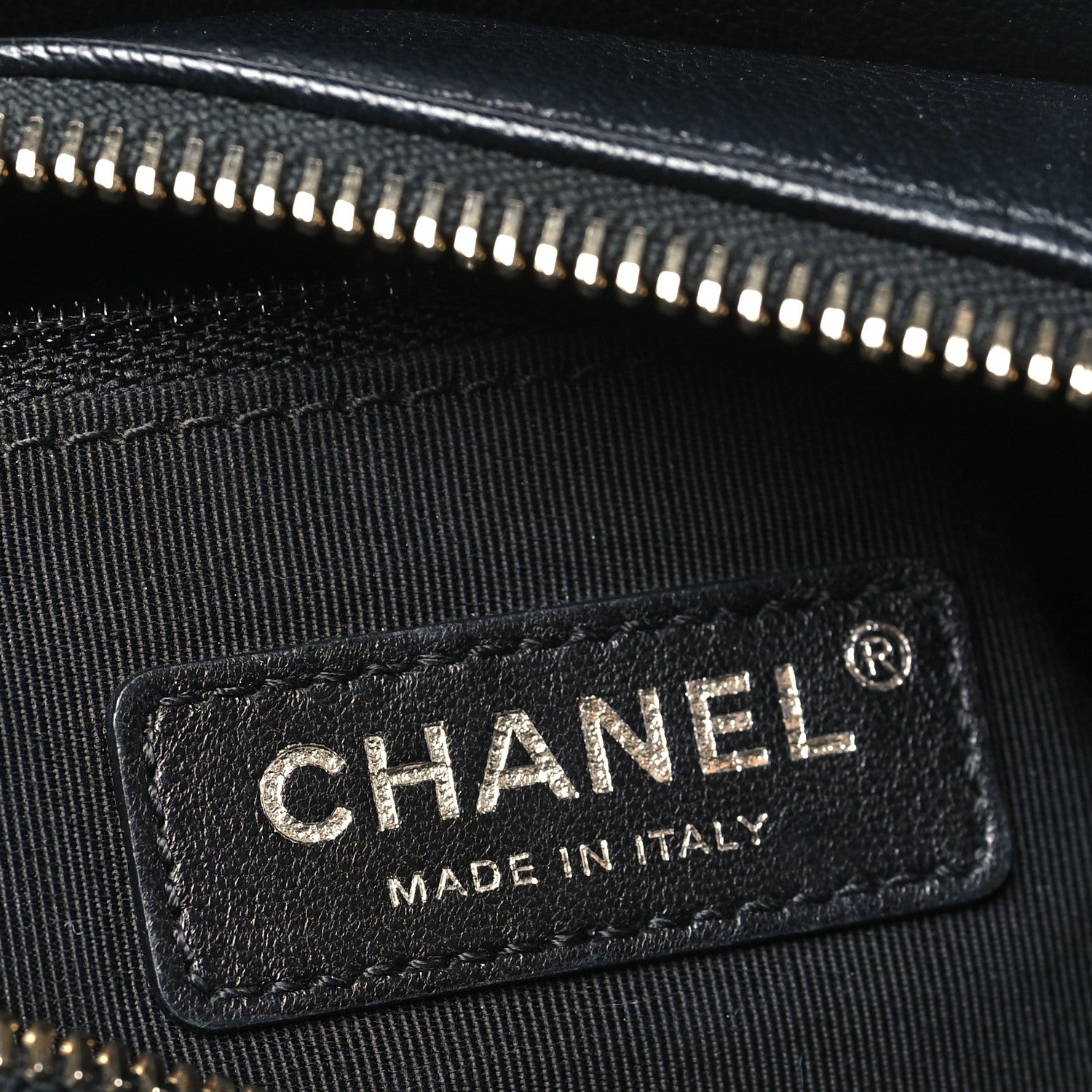 Chanel Patent Goatskin Quilted Small Gabrielle Hobo Black 6 of 12