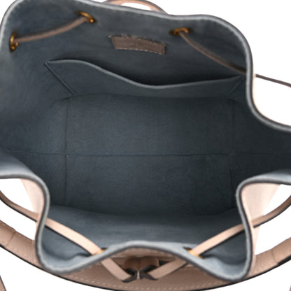 Louis Vuitton Calfskin Lockme Bucket MM Greige 5 of 9