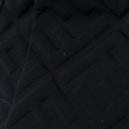 Fendi Lycra FF Embossed Medium Trapezoid Beauty Pouch Black 14 of 15