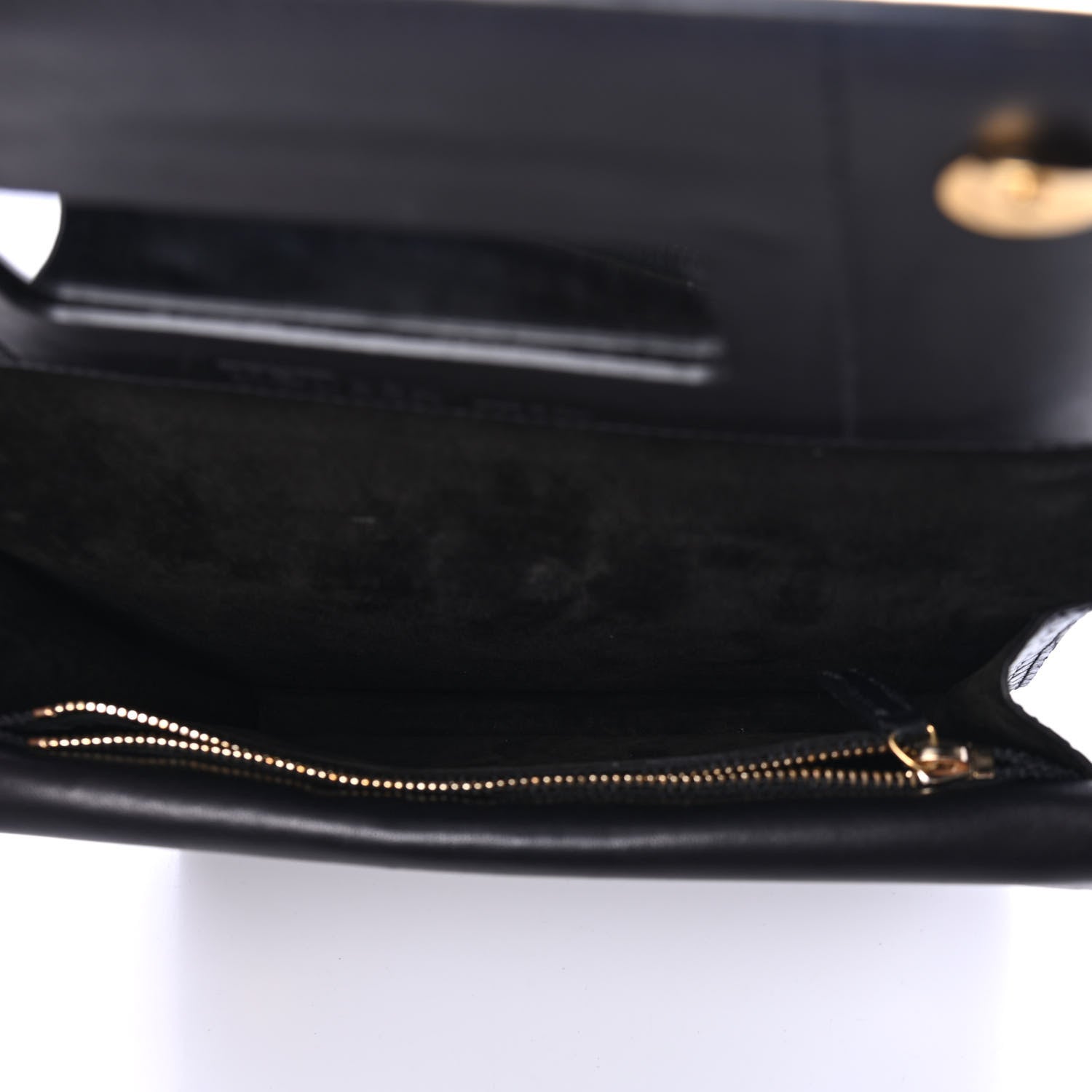 Alexander McQueen Crocodile Embossed Legend Crossbody Bag Black 4 of 4